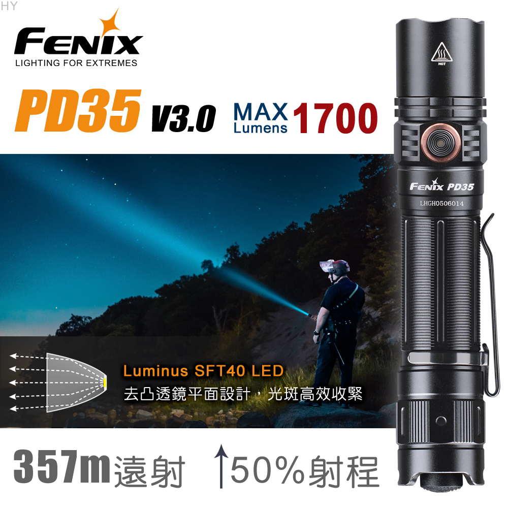 FENIX PD35 新世代戰術小直