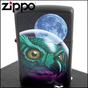【ZIPPO】美系~Space Owl-太空貓頭鷹圖案打火機
