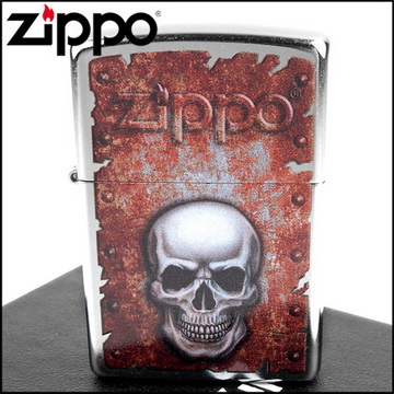 【ZIPPO】美系~Rusted Skull-鏽蝕骷髏圖案打火機