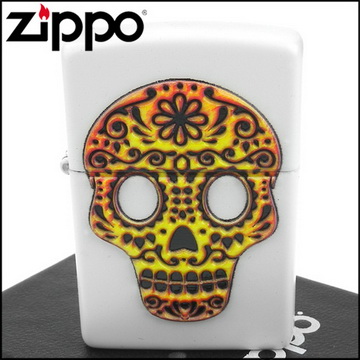 【ZIPPO】美系~Sugar Skull-亡靈節糖骷髏立體圖案打火機