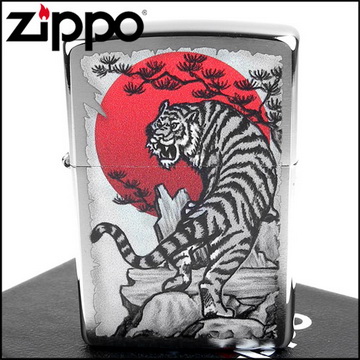 【ZIPPO】美系~Asian Tiger-亞洲虎圖案設計打火機