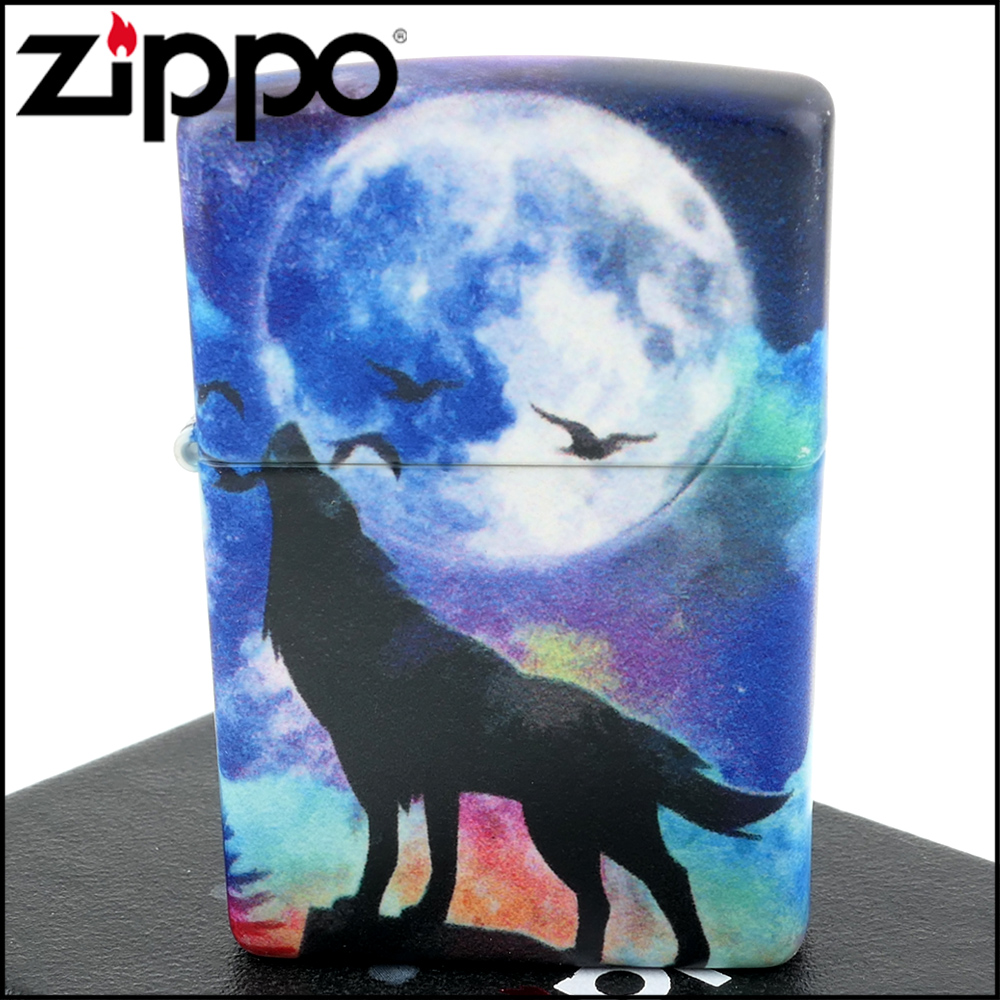 【ZIPPO】美系~Wolf-狼圖案-540色彩印工法打火機