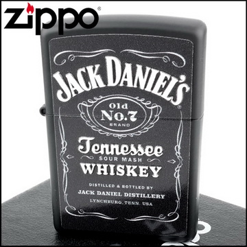 【ZIPPO】美系~Jack Daniels威士忌-3D立體圖案打火機