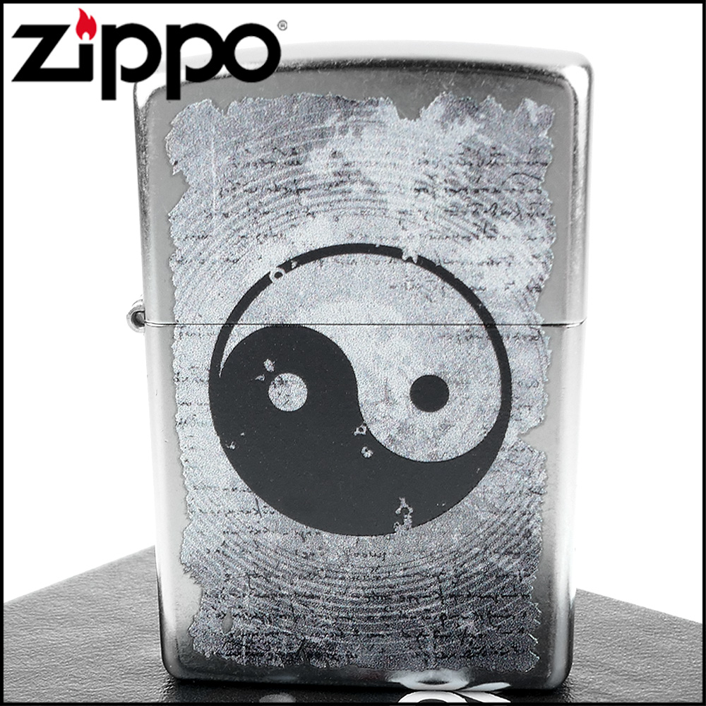 【ZIPPO】美系~Yin Yang-陰陽太極圖案設計打火機