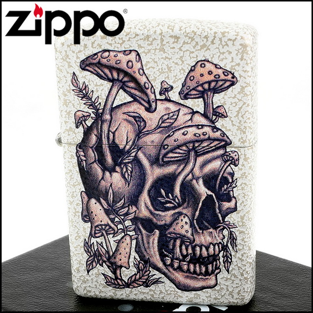 【ZIPPO】美系~Skullshroom-骷髏蘑菇設計打火機
