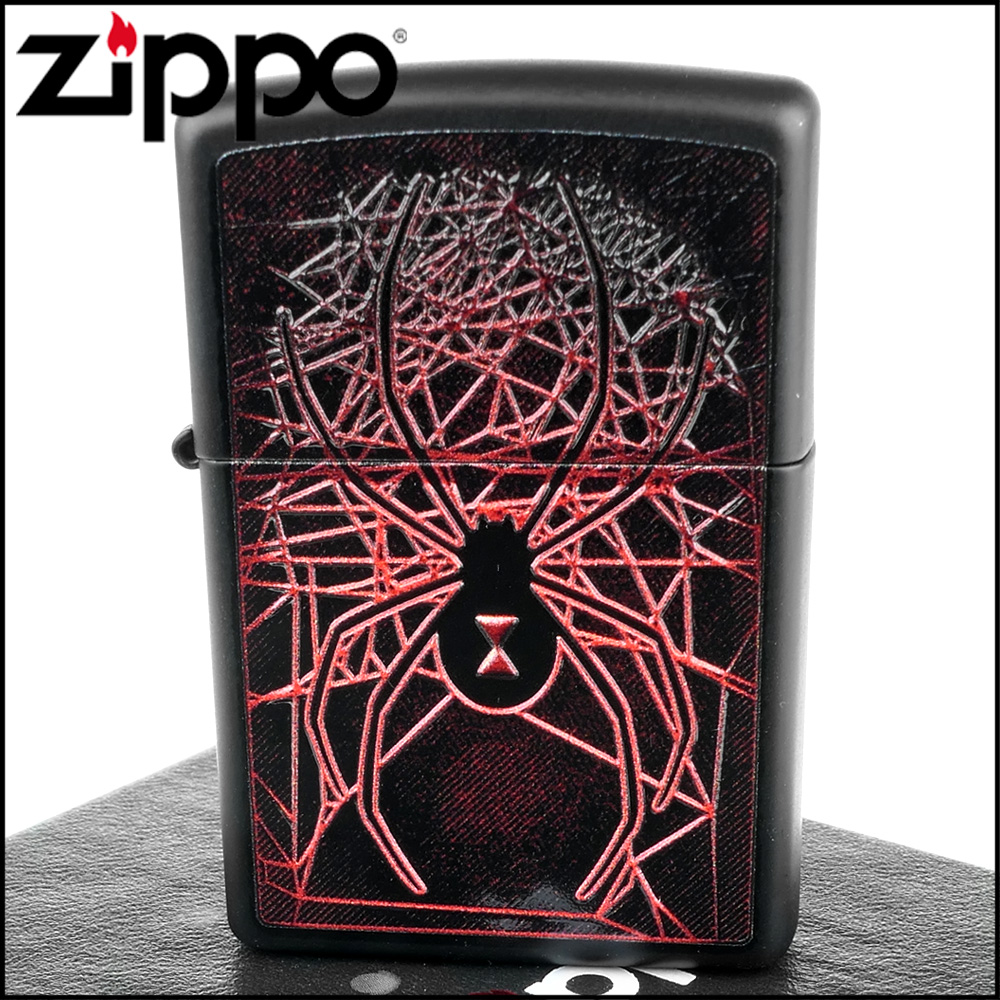 【ZIPPO】美系~Spider Design-蜘蛛圖案3D立體打火機