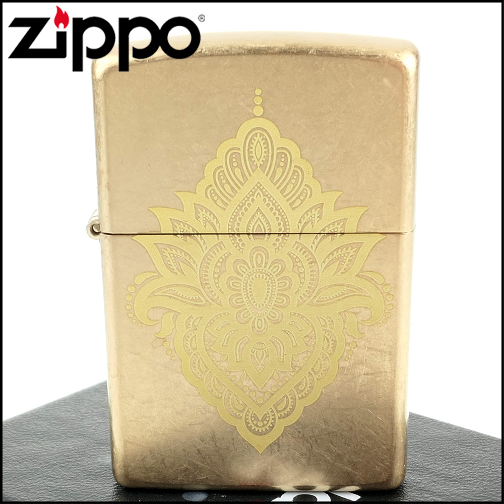 【ZIPPO】美系~Henna Tattoo-印度傳統手繪圖騰設計打火機