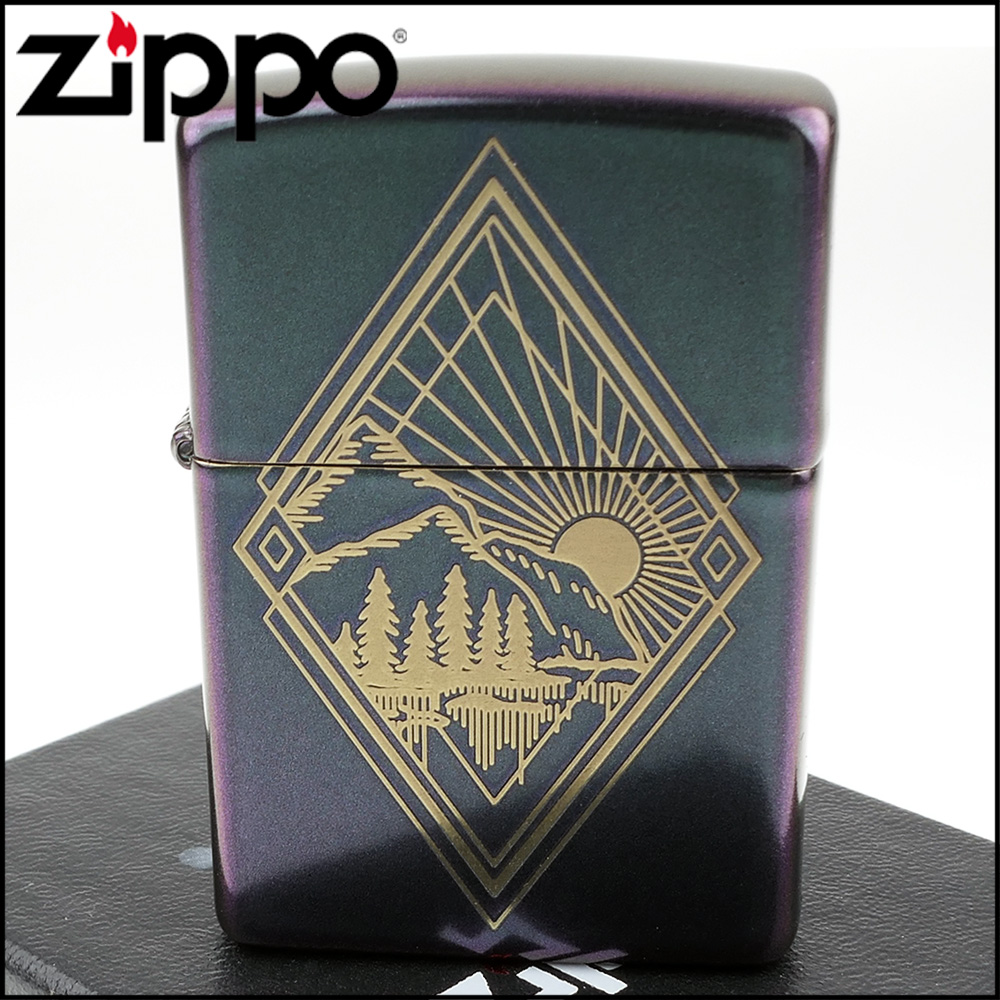 【ZIPPO】美系~Outdoor Design-戶外山林圖案設計打火機