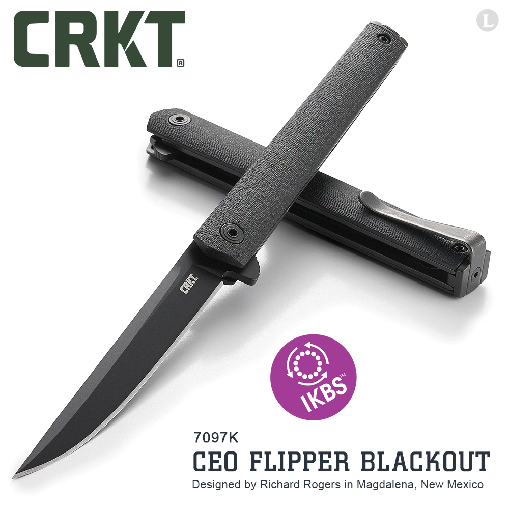 CRKT CEO FLIPPER BLACKOUT 折刀