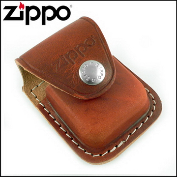 【ZIPPO】背夾式~打火機皮套(棕色款)