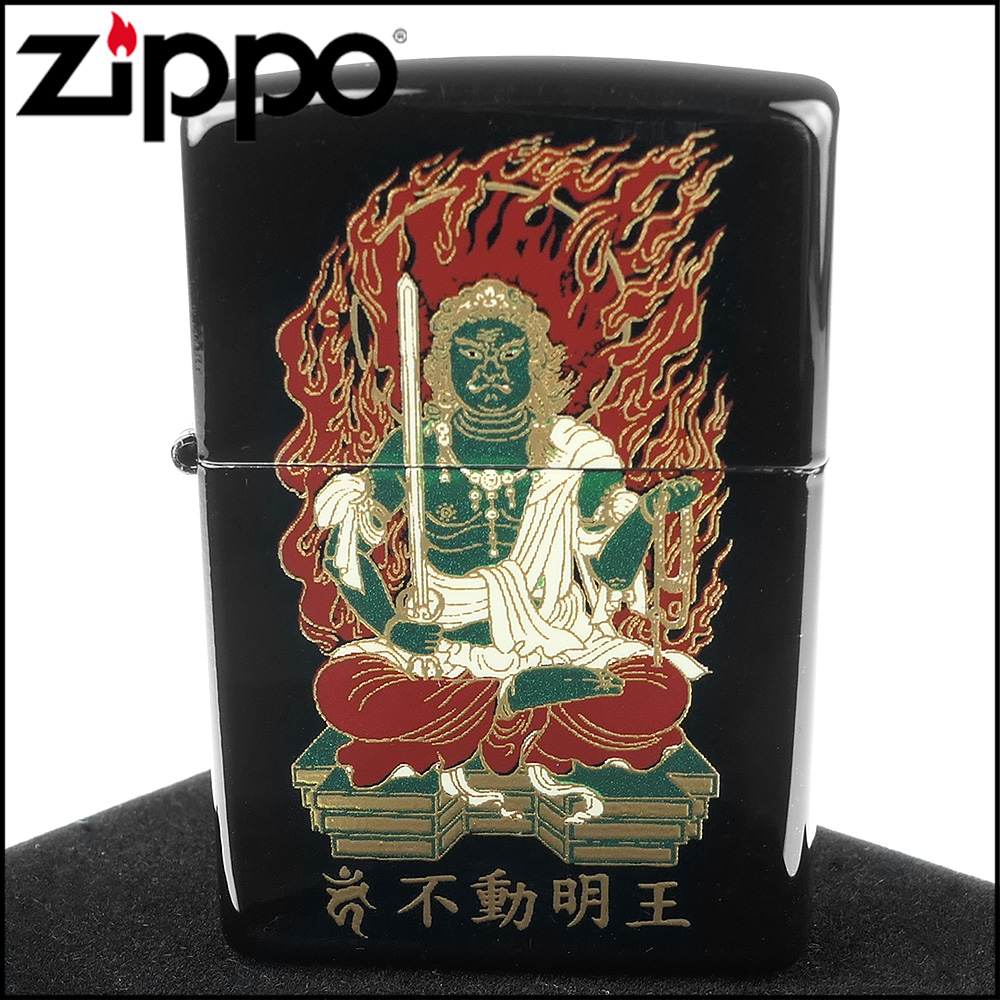 【ZIPPO】日系~本金蒔繪-不動明王-傳統工藝加工打火機