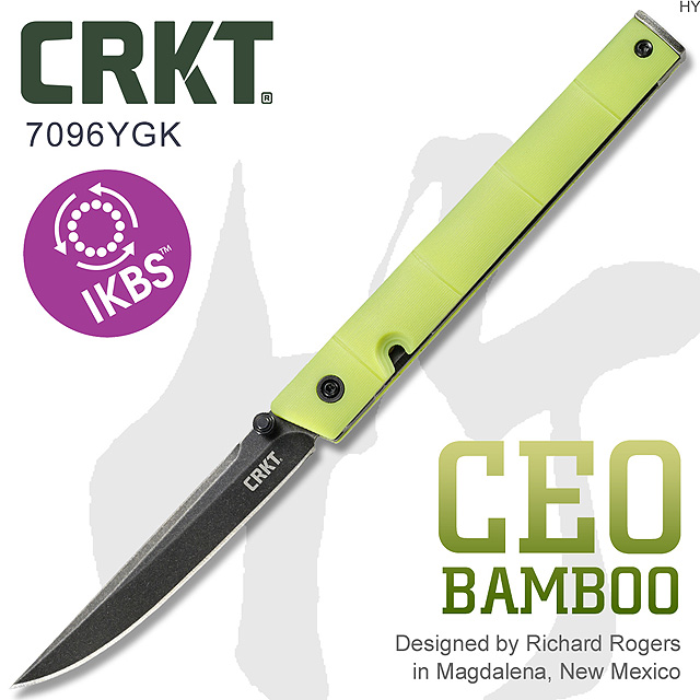 CRKT CEO BAMBOO折刀#7096YGK