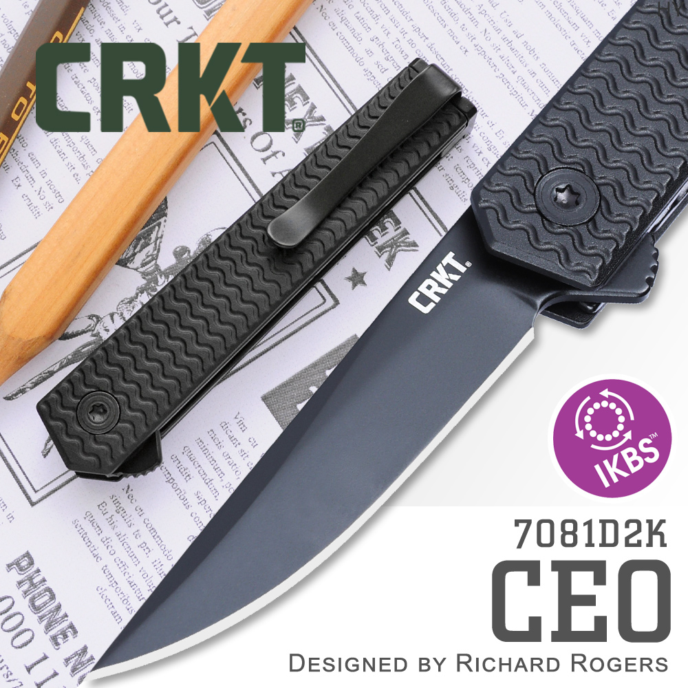 CRKT CEO MICROFLIPPER折刀#7081D2K