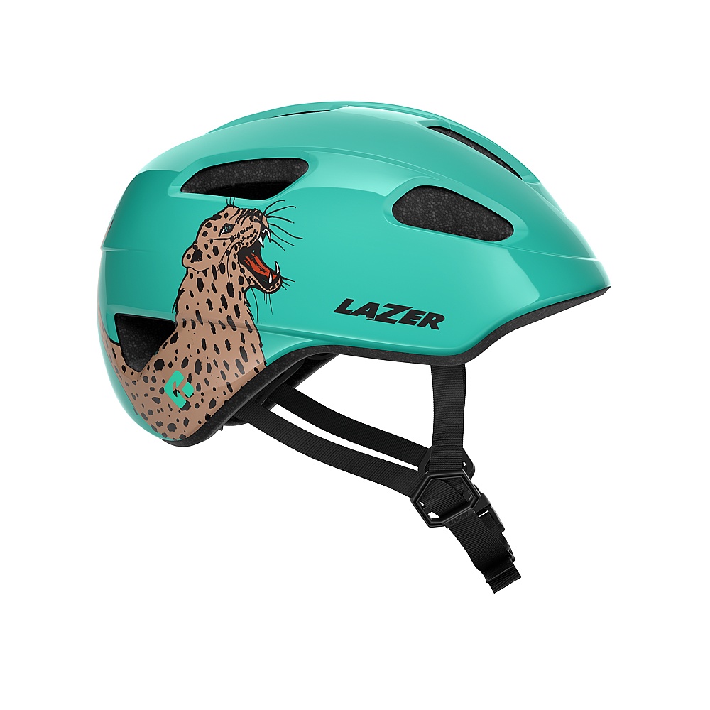 【LAZER】NUTZ KinetiCore 兒童用 自行車安全帽 野生花豹