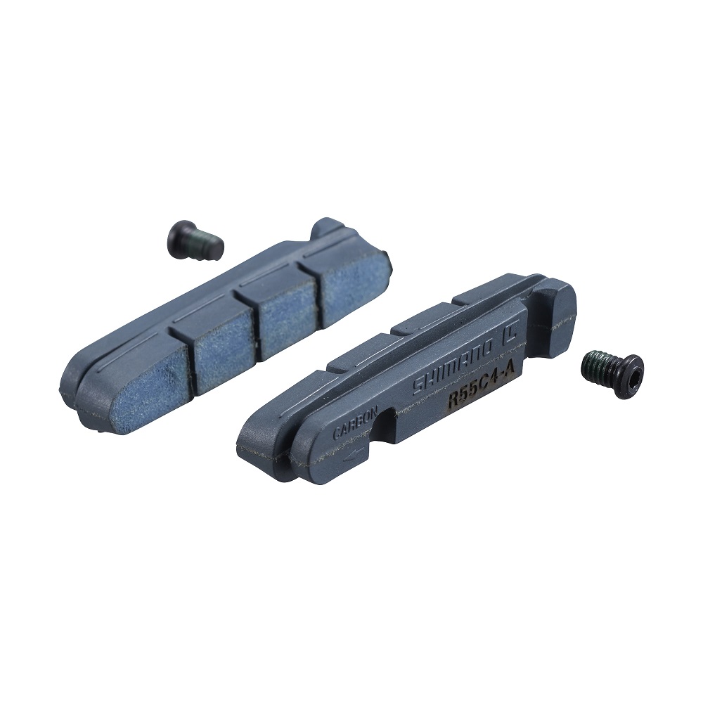 【SHIMANO】R55C4-A 公路車碳纖維輪圈專用煞車塊 (厚度減少1mm) (一輪份/不含座)