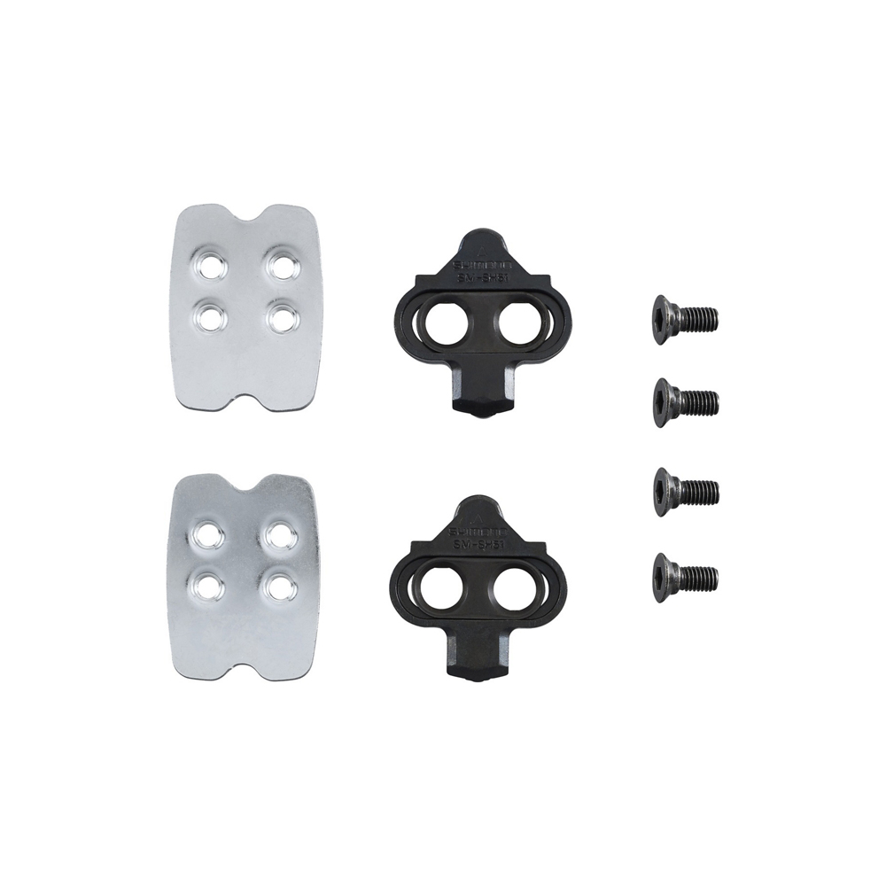 【SHIMANO】SM-SH51 SPD 單向脫卡鞋底扣片組(含固定底板)