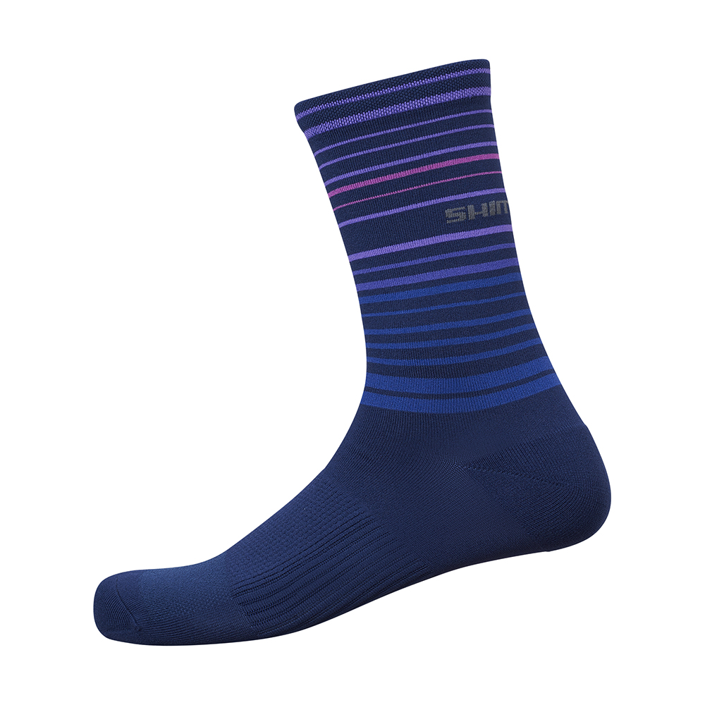 【SHIMANO】ORIGINAL 長筒車襪 海軍藍/紫
