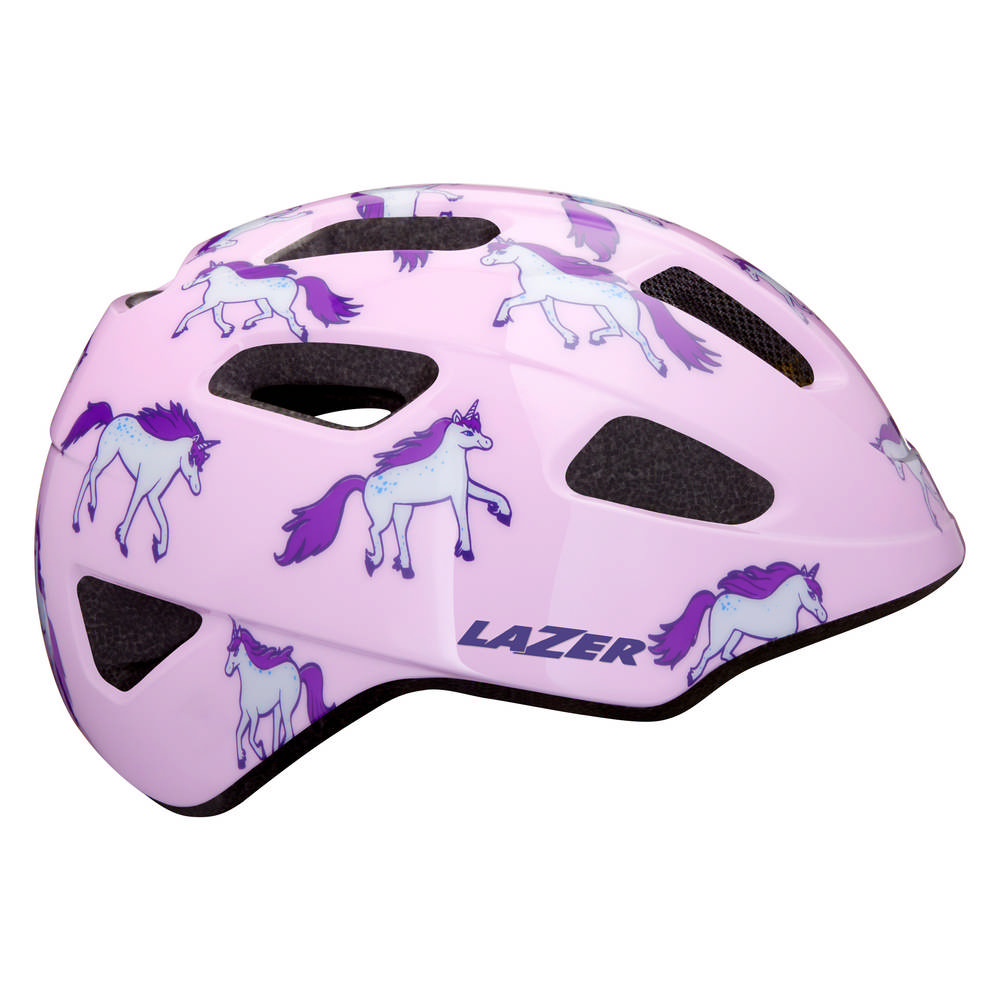 【LAZER】NUTZ KinetiCore 兒童用 自行車安全帽 粉紅獨角獸