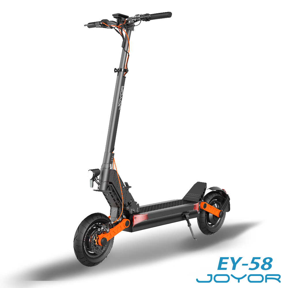 JOYOR EY-58 48V鋰電 搭配 600W電機 10吋大輪徑 碟煞電動滑板車