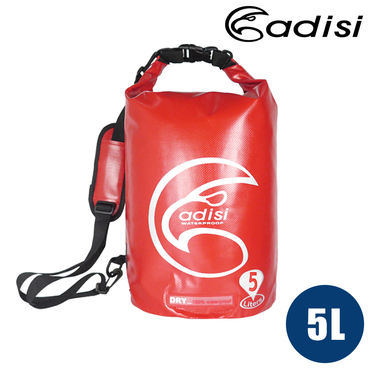 ADISI 圓筒單肩防水袋AS14044 / 5L / 紅色