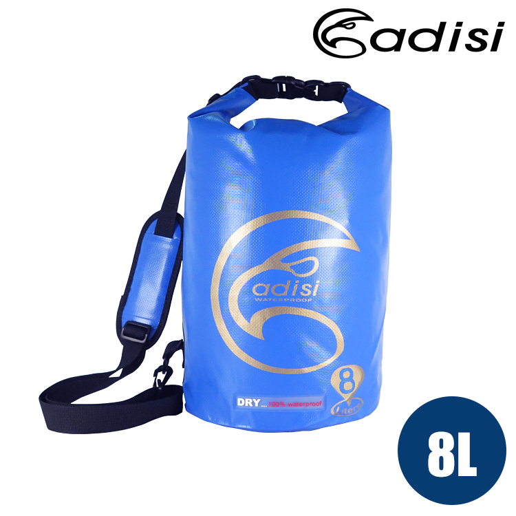 ADISI 圓筒單肩防水袋AS14044 / 8L / 藍色
