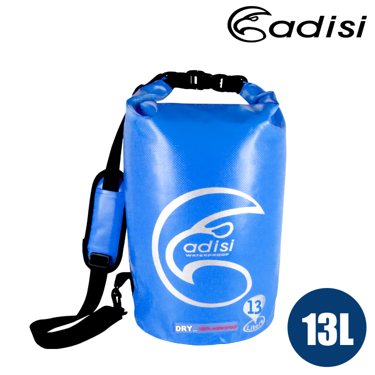 ADISI 圓筒單肩防水袋AS14044 / 13L / 藍色