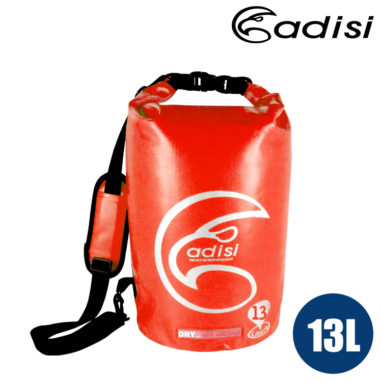 ADISI 圓筒單肩防水袋AS14044 / 13L / 紅色