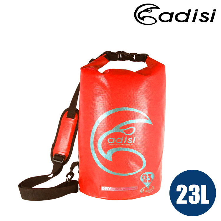 ADISI 圓筒單肩防水袋AS14044 / 23L / 紅色
