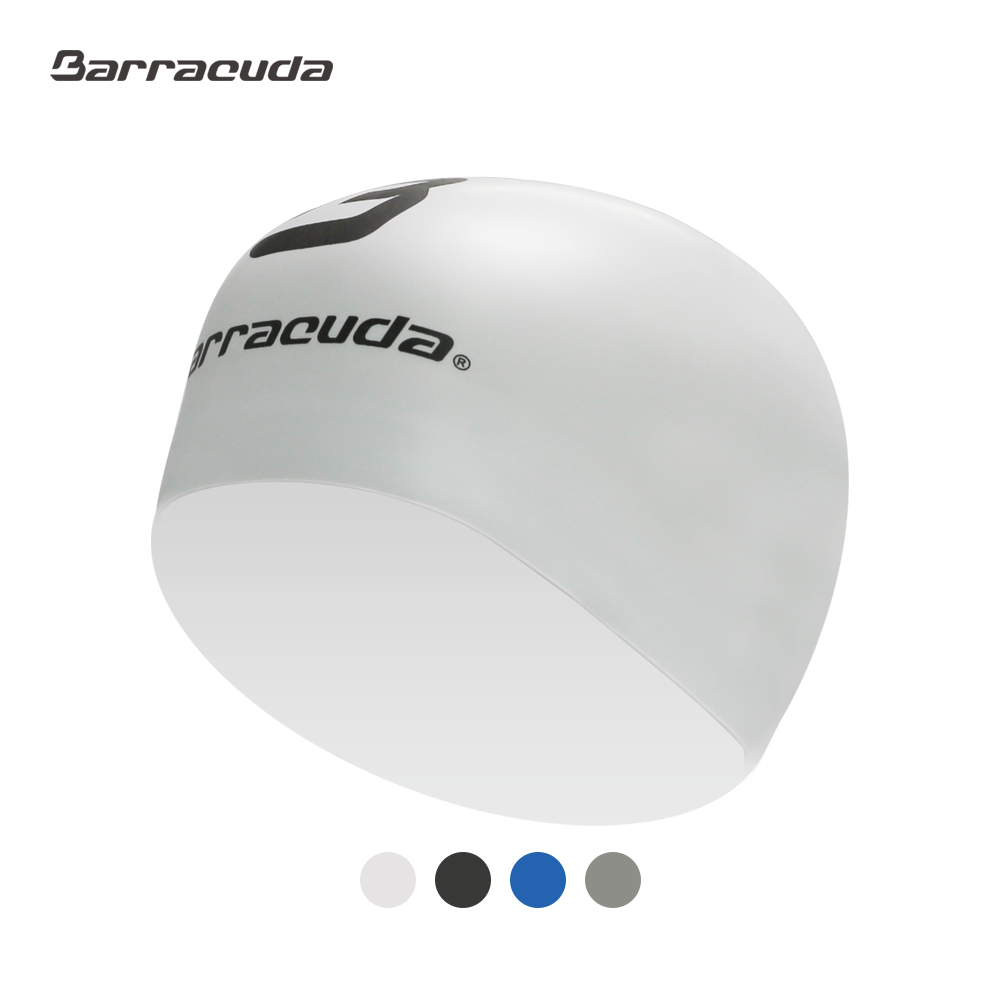 【Barracuda 巴洛酷達】成人矽膠泳帽 3D Silicone Cap