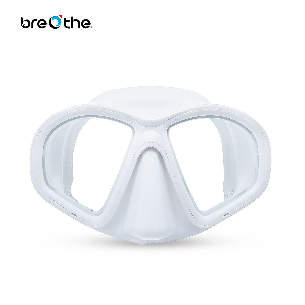 Breathe 低容量自由潛水面鏡 矽膠霧框款