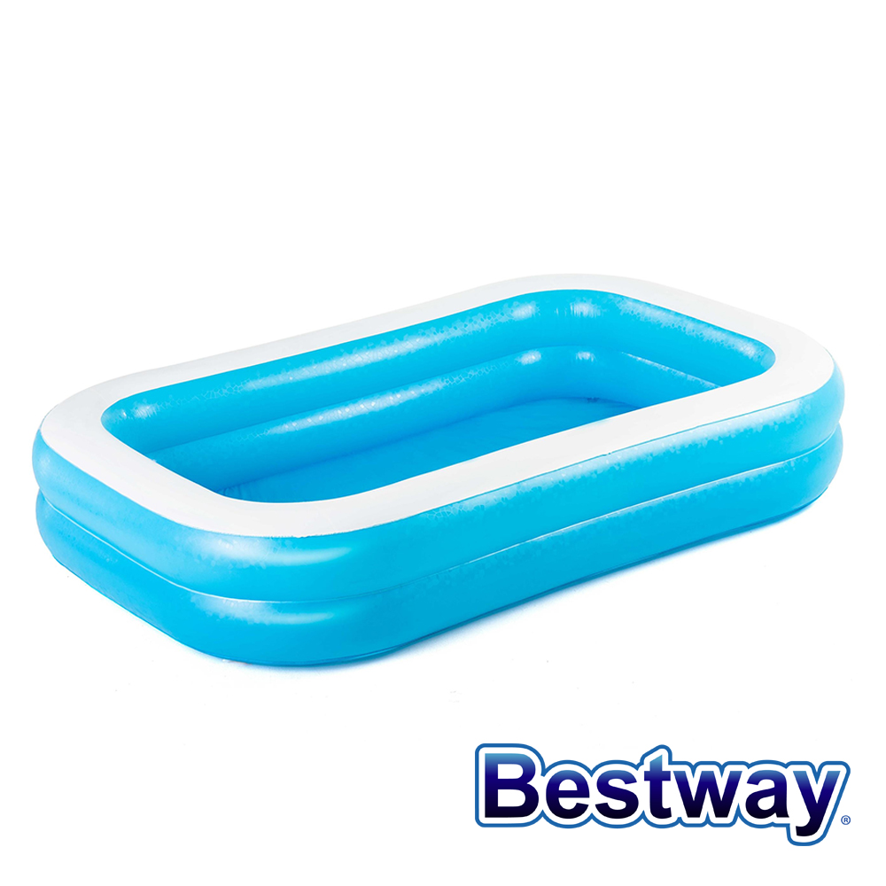 【愛而富L&R】Bestway 2.62尺藍色長方型家庭泳池 54006