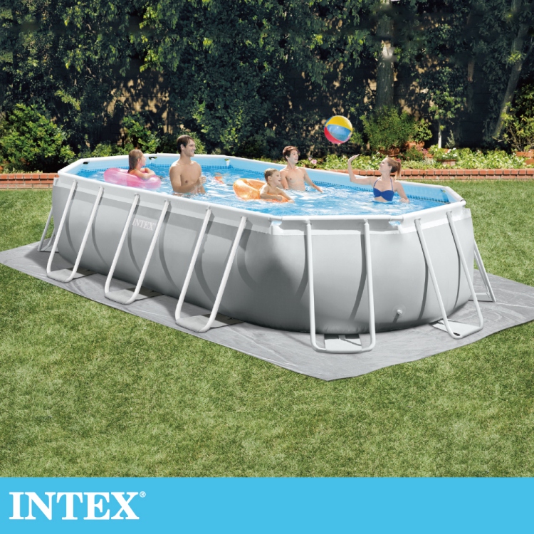 INTEX 長型框架速搭大型游泳池(13365L)(26795EH)