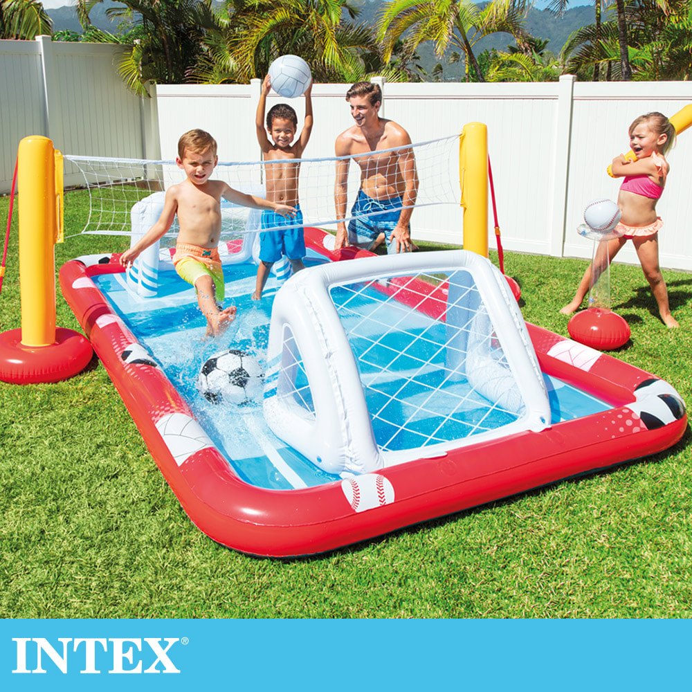 INTEX 運動樂園大型戲水池325x267x102cm(470L)適用3歲+ (57147NP)