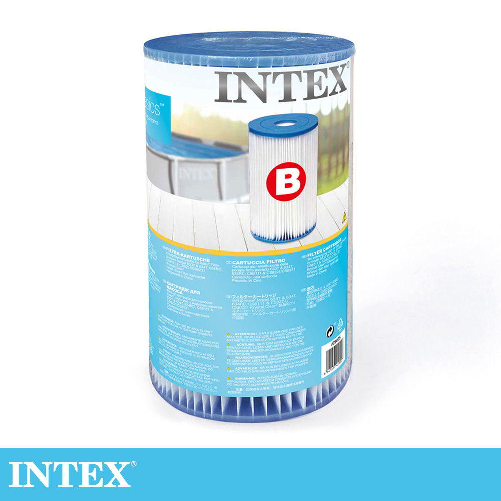 INTEX 游泳池配件-簡易濾水器濾心桶(2入組) (29005)