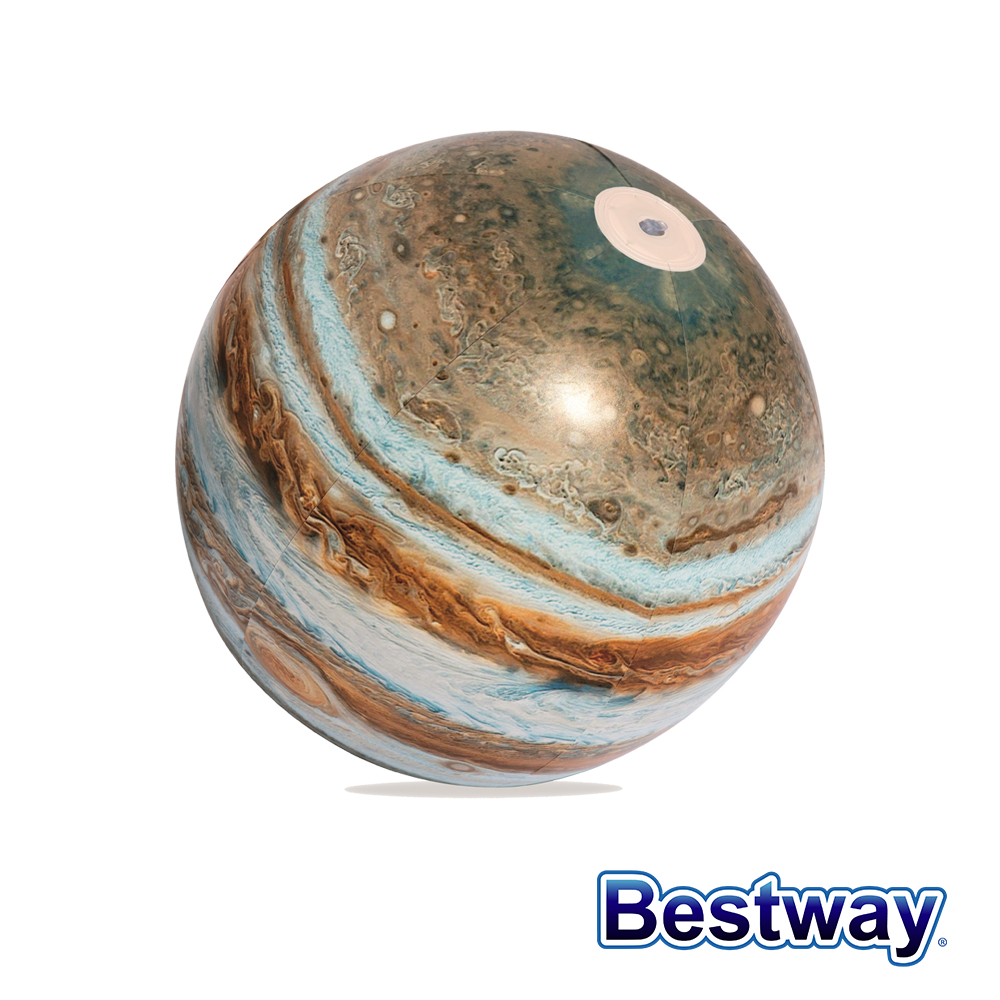 【愛而富L&R】Bestway 24吋銀河系木星LED發光海灘球 31043