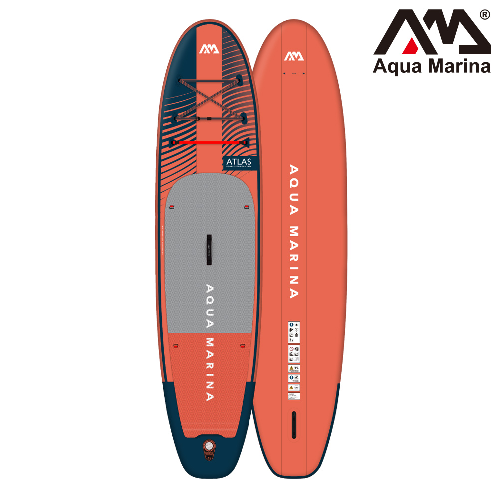 Aqua Marina BT-23ATP 充氣立式划槳-進階型 Atlas｜橘藍