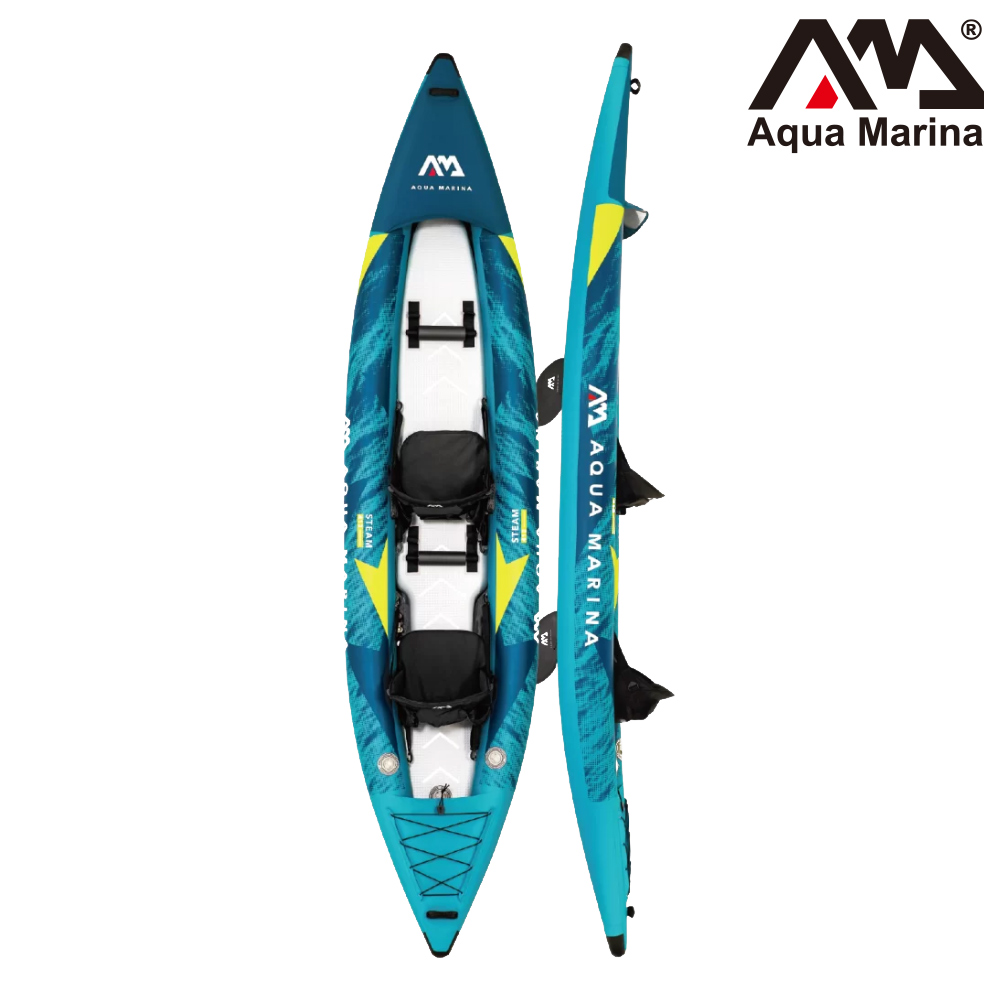 Aqua Marina ST-412 充氣雙人獨木舟-全能型 STEAM｜海水藍