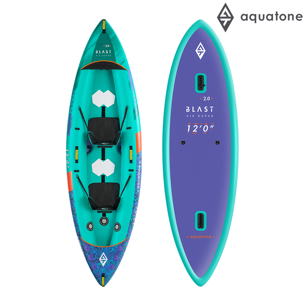 Aquatone TK-200 充氣雙人獨木舟-休閒型 BLAST