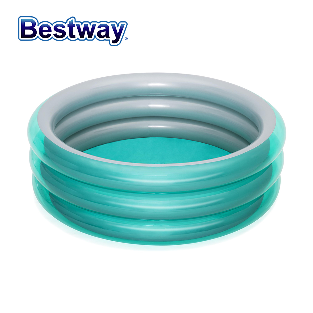 【愛而富L&R】Bestway 果凍系充氣兒童泳池 170x170x53cm