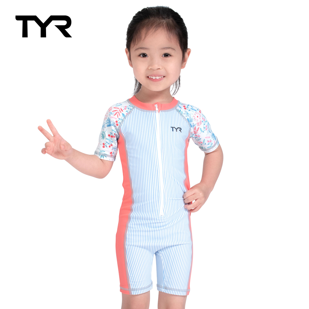 【TYR】短袖連身女童泳衣 5281418
