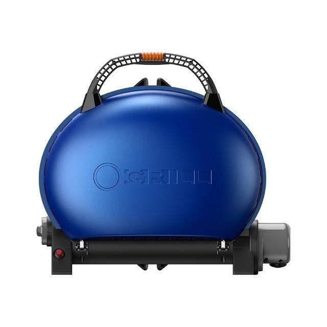 O-GRILL 500-E美式時尚可攜式瓦斯烤肉爐-輕型包套-時尚藍