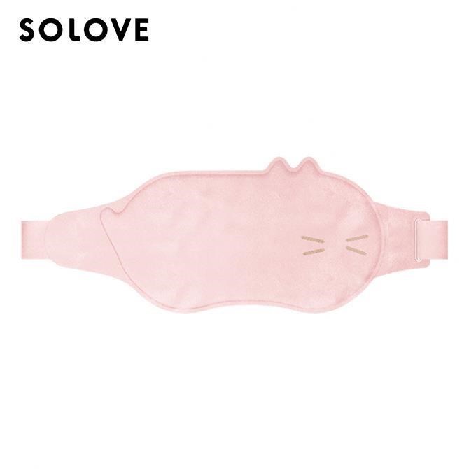 SOLOVE 石墨烯貓咪暖宮腰帶R9