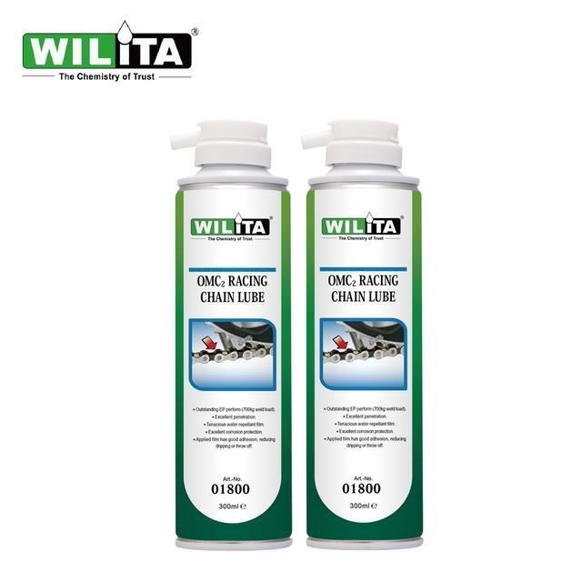 【WILITA 威力特】OMC2競技型鏈條潤滑油(半濕性鏈條油)2瓶