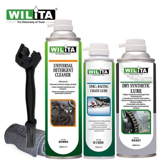 【WILITA 威力特】鏈條清潔潤滑保護全方位組