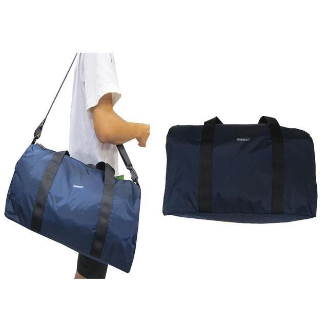 KAWASAKI旅行袋圓筒中容量固定行李拉桿輕量防水尼龍布