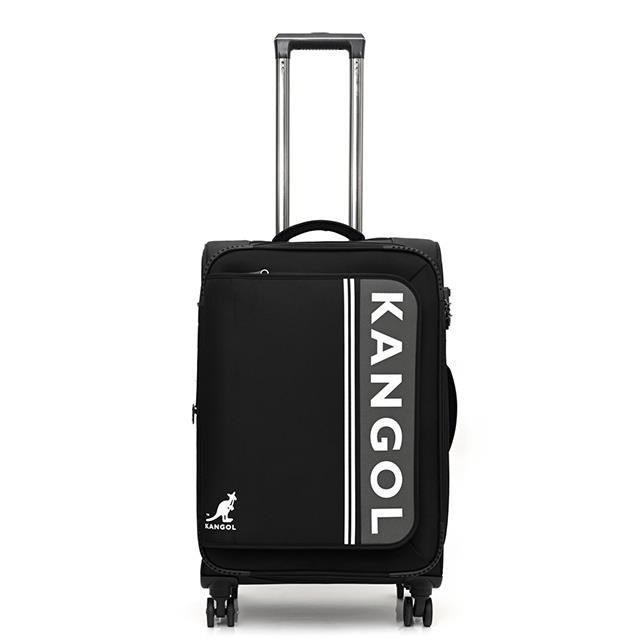 KANGOL 24吋行李箱輕量商務箱加大容量P360度靜音萬向雙飛機旋轉