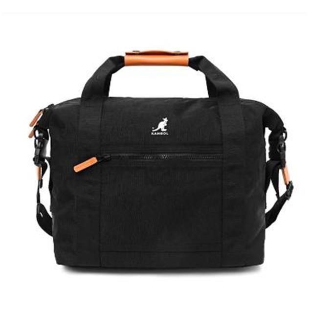 KANGOL 旅行袋小容量可A4資夾防水帆布手提肩側背附活動型長背帶