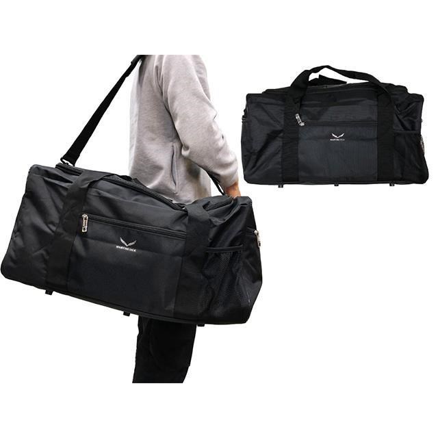 MARTINCOCK 旅行袋運動袋大容量主袋+外袋共四層防水尼龍布提肩背斜水瓶外袋