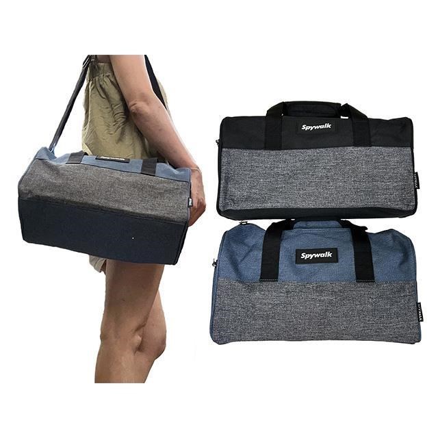SPYWALK 旅行袋超小容量進口防水尼龍附長背帶提肩斜背