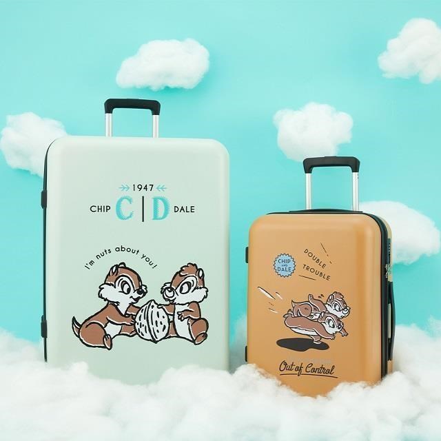 【Disney迪士尼】 20吋行李箱-奇奇蒂蒂 2色可選